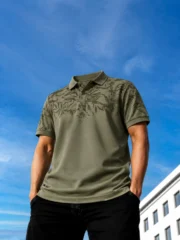 Premium Chinese Fabric Polo T-Shirt - Image 2
