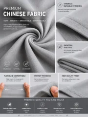 Premium Chinese Fabric Polo T-Shirt - Image 3