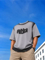 Premium Chinese Ribbed Oversized T-Shirt - Image 2
