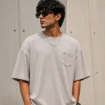 Premium Chinese Ribbed Oversized Pocket T-Shirt