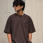 Premium Chinese Ribbed Oversized Pocket T-Shirt